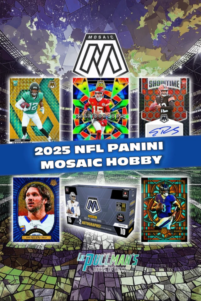 2025 PANINI NFL MOSAIC - $1 STARTS!!!