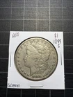 USA Silver Morgan Dollar 1899 S Graffiti