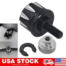 Rear Fender Black Seat Bolt Screw Cap Fit For Harley Touring Road Glide 1996-24