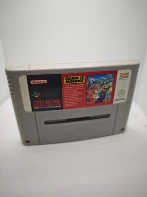 Super Nintendo / SNES: Mario is Missing