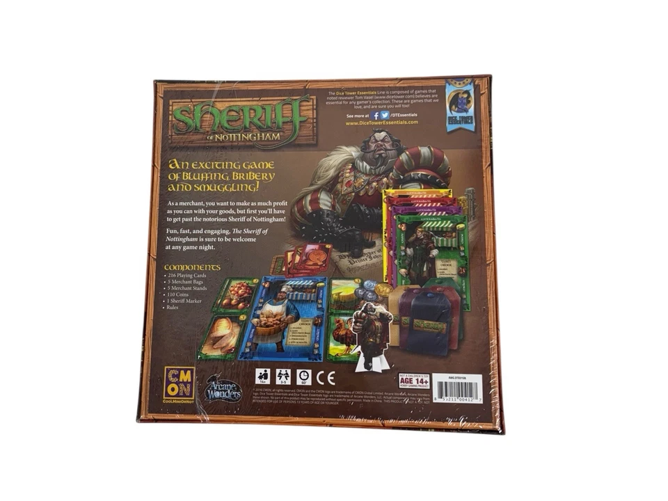 Sheriff of Nottingham Board Game 1st Edition Arcane Wonders - NEW & Sealed - Image 2 of 4