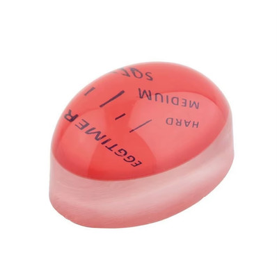 Eco-Friendly Resin Red Eggs Timer Egg Timer Resin Boiled Egg Cooker Color Changi