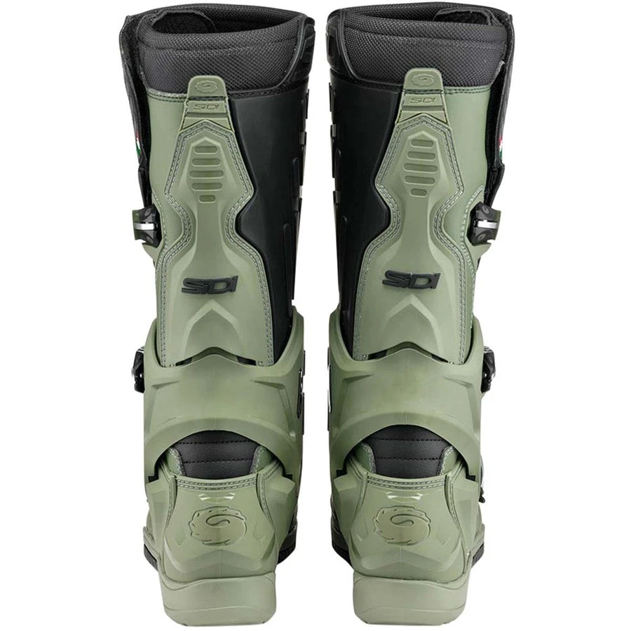 Stivali Sidi Crossair Army Green Black Verde Nero Motocross Enduro Mx Boots - Immagine 4 di 4