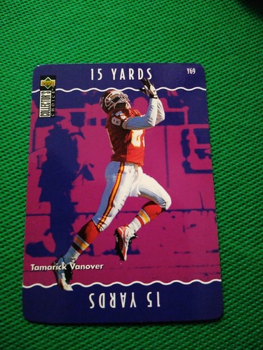1996 Collectors Choice - YOU MAKE PLAY card #Y69 - Tamarick Vanover - KC Cheifs - 第 2/4 張圖片