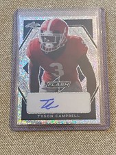 TYSON CAMPBELL 2021 Leaf FLASH AUTOGRAPH #33/75 JAX JAGUARS Georgia Bulldogs 