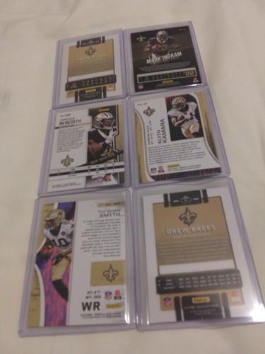 🏈🎆🏈🎇🏈🎇New Orleans Saints 6 Fußballkarten🏈🏈🏈🏈 - Bild 2 von 2