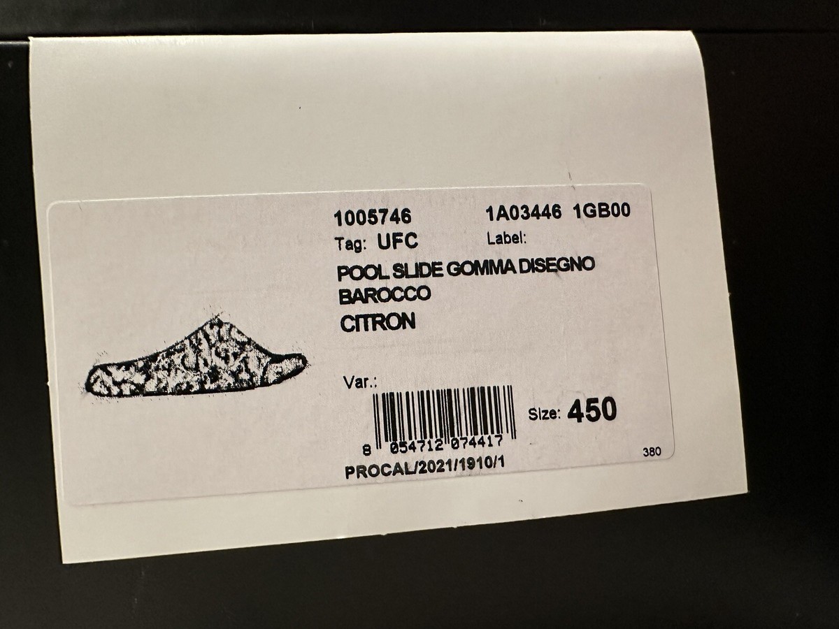 NIB $525 Versace Medusa Head Slides Pool Sandals Green 7 US (40 Eu) 1005746 IT NIB $525 Versace Medusa Head Slides Pool Sandals Green 7 US  main image 2