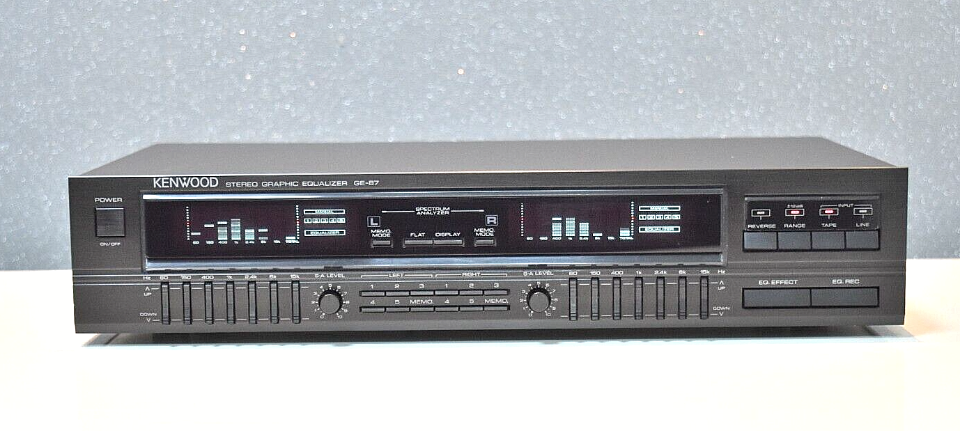 KENWOOD GE87 7Band Stereo Graphic Equalizer Top Zustand eBay