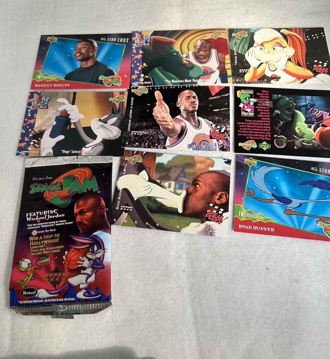 1996-97 Upper Deck Space Jam Open Pack 38,60,57,31,22,59,11