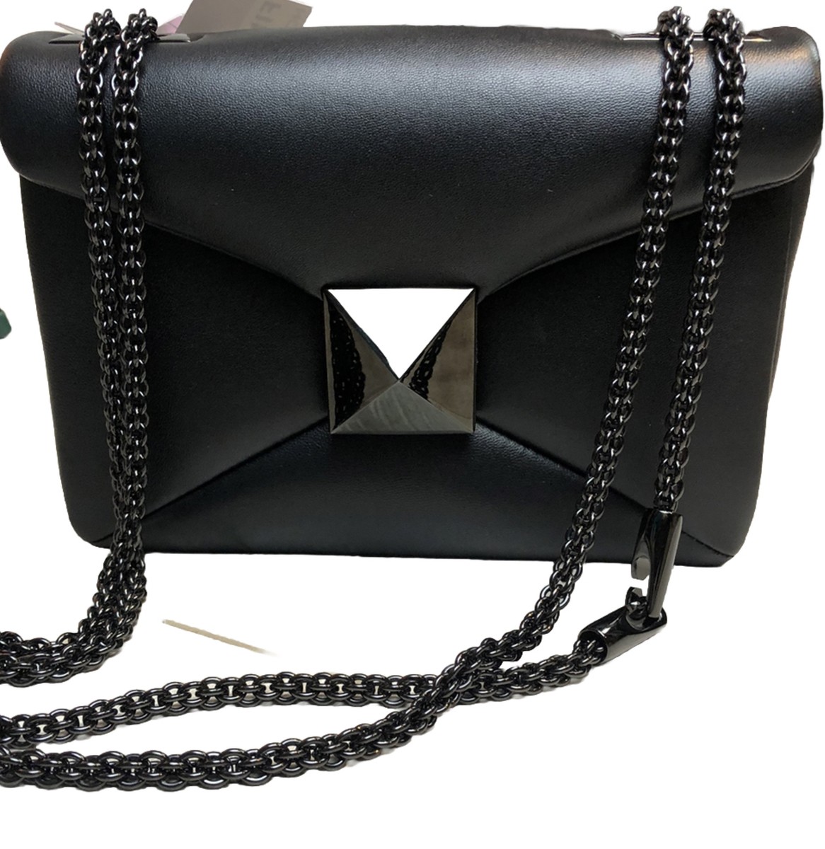 Valentino Garavani One Stud nappa Chain Flap Bag Leather Small