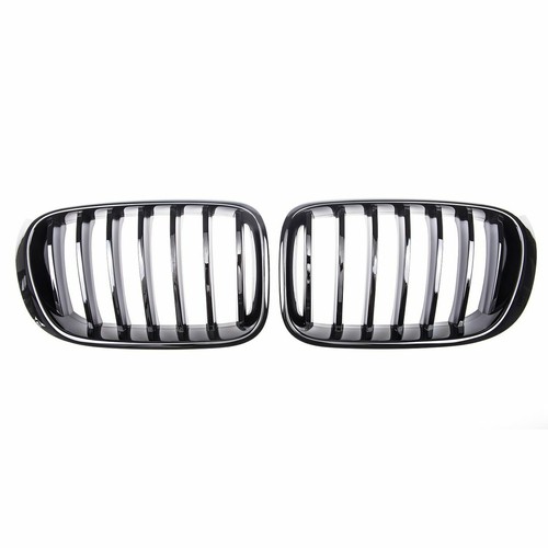 2 CALANDRE NOIR BRILLANT M PERFORMANCE BMW X4 F26 ET X3 F25 LCI A PARTIR DE 2015 - Foto 2 di 4