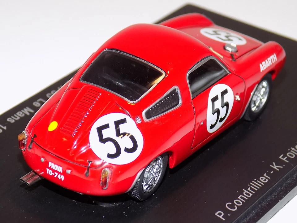 1/43 Spark Abarth 700 S car #55 24 Hours of LeMans 1961 S1334 - Image 2 of 3