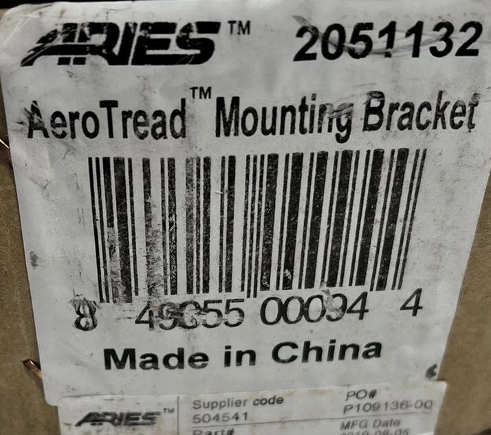 2051132 Aries Running Board Mounting Kit for Jeep Cherokee 2014-2020 NEW - Imagem 3 de 3