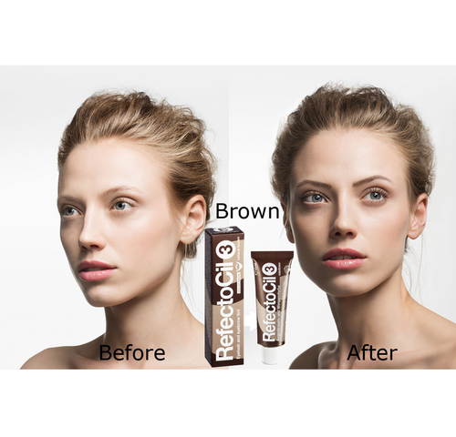 Refectocil Eyelash and Eyebrow Dye for Professional Tinting 15ml Natural Brown - Picture 3 of 7