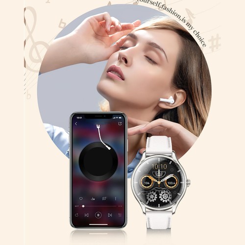 Electronic Watch 1.43in AMOLED Touch Screen Smart Wrist Watch IP67 Water Pro Kit - Picture 24 of 30