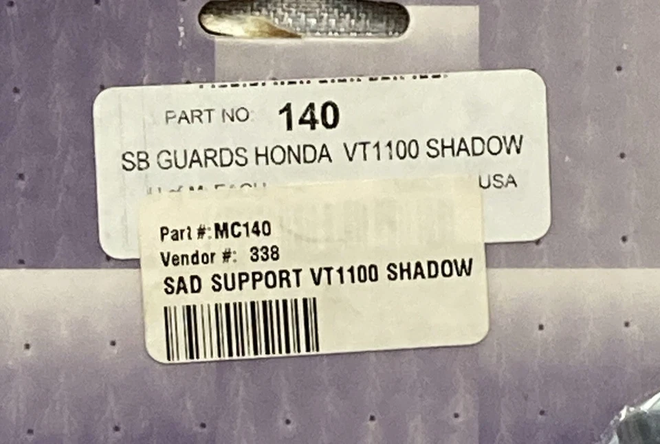 NUEVO MC ENTERPRISES 140 SOPORTE SAD VT1100 SOMBRA Foto 3 de 3