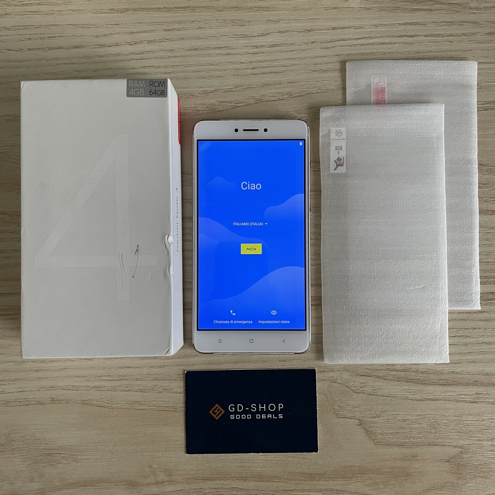 Smartphone Xiaomi Redmi Note 4 Global Gold 64GB