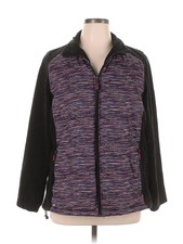 Ideology Women Purple Jacket 1x Plus