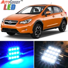8 x Premium Blue LED Lights Interior Package for Subaru XV Crosstrek 13-19 +Tool
