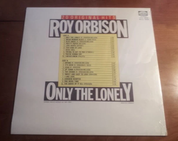 Roy Orbison - 20 Original Hits/Only The Lonely (LP, Flash Back) New West Germany - Image 2 of 2