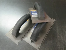 NEW QEP 10113 Tile Type Notched Steel Flooring Trowel w/ Plastic Handle