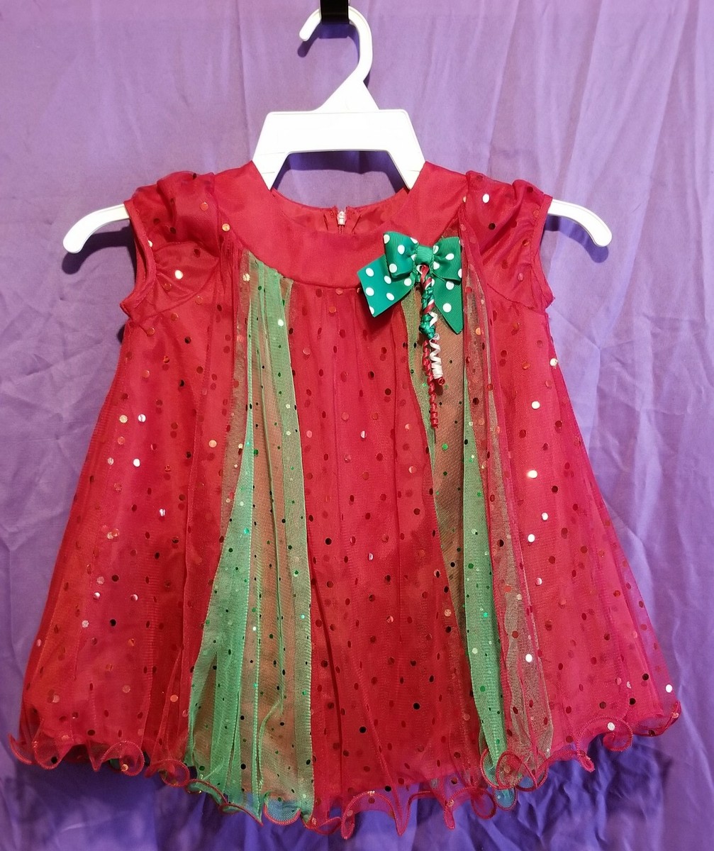 bonnie jean christmas dress 4t Bonnie Jean Girl's Drop Waist Holiday Christmas Dress