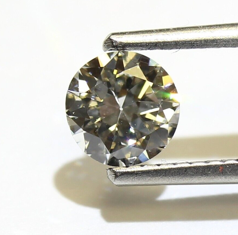 GIA certified .54ct VS2 I loose brilliant round diamond estate vintage Natural