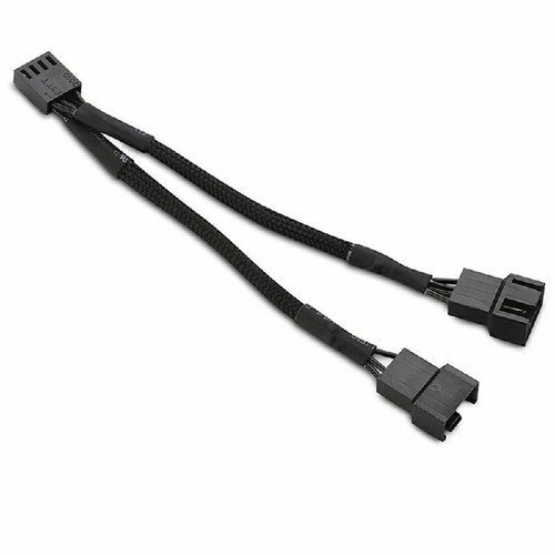 1 pièce 4 broches PWM vers double PWM répartiteur adaptateur PC ventilateur T1Y5 pour CPU 2024 boîtier US - Photo 7/11