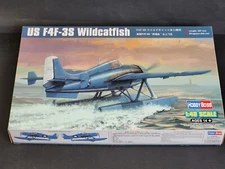 HOBBY BOSS US F4F-3S Wildcatfish 1:48 Model Kit #81729 CIB ~ T644