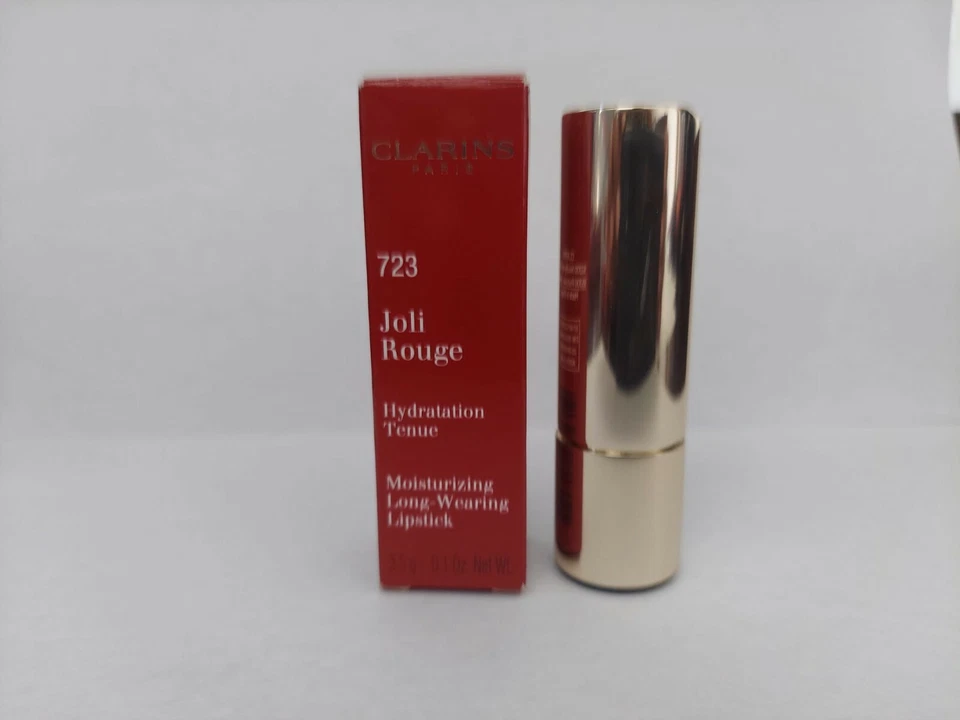 Clarins Joli Rouge Long-Wearing Lipstick-NEW IN BOX- #723 RASPBERRY - Image 2 of 3