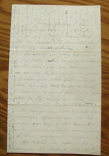 NEW BERN NORTH CAROLINA UNION SOLDIER LETTER - REBEL SIEGE 1863