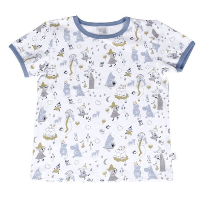 Mumin Tove 100 T-Shirt Blau Martinex - Größen: 92 cm - 128 cm