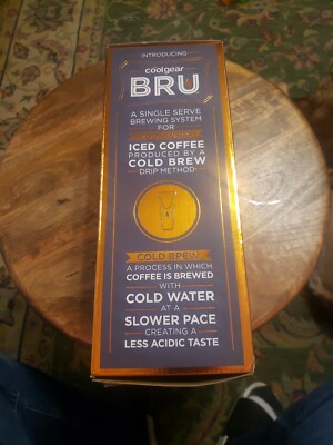 Coolgear Bru Iced Coffee Cold Brewing System For Single Serve Iced Coffee