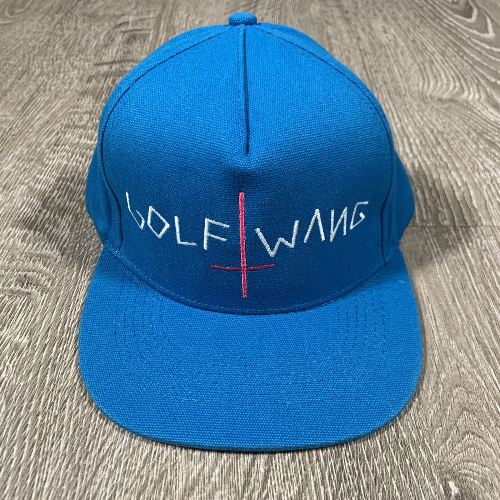 GOLF WANG Odd Future Box Cutter Snapback Hat, TEAL Blue