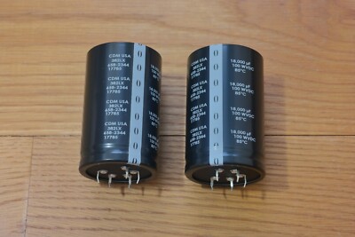 Yamaha CA-1010 18000 uf 100v Main Filter Capacitors EXACT FIT 50mm