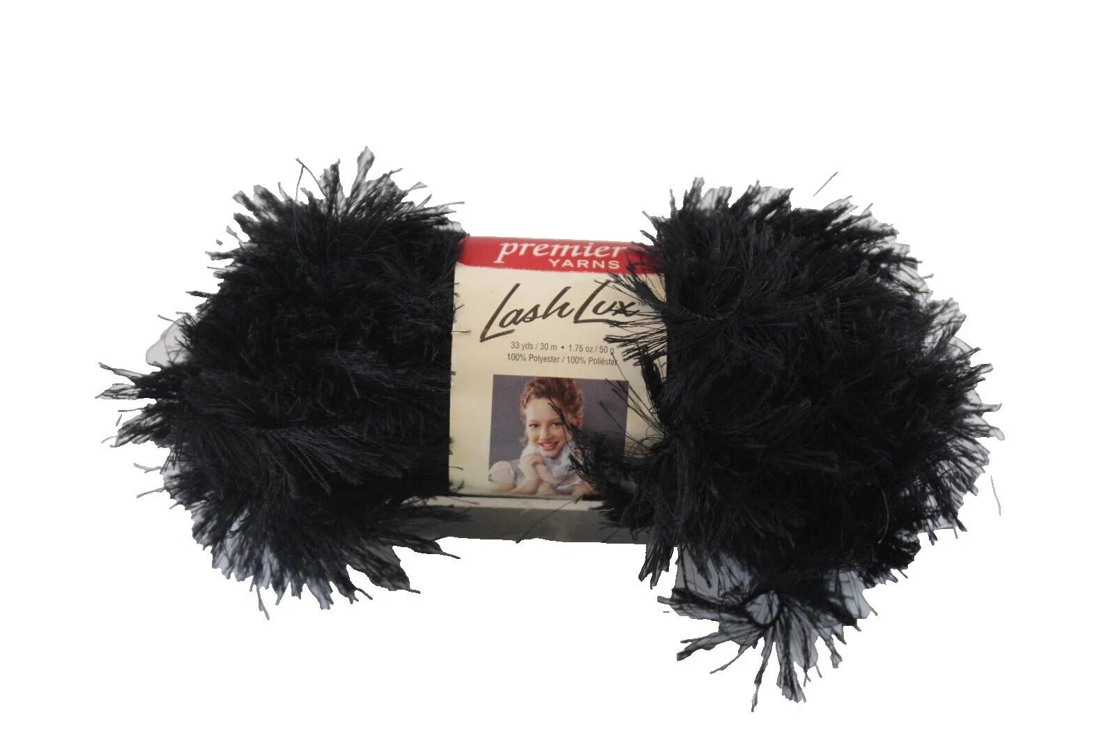 Black Eyelash Craft Yarn