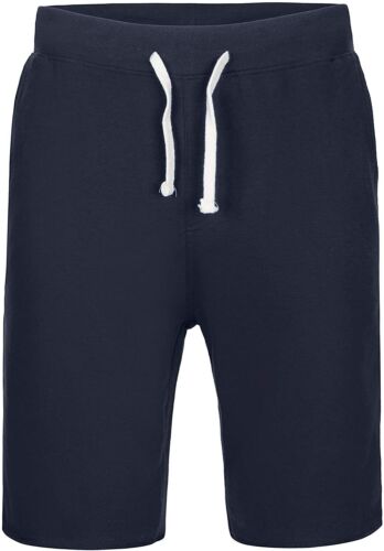 MEN'S CASUAL SOFT COTTON ELASTIC & DRAWSTRING FLEECE SHORTS ACTIVE WEAR W/POCKET - Picture 9 of 20