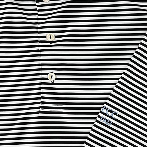 Peter Millar Summer Comfort Golf Polo Mens L Edina CC Stretch Wicking Shirt - Picture 3 of 5