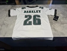 NWT Youth Nike Saquon Barkley White Jersey Medium Philadelphia Eagles. Kids.