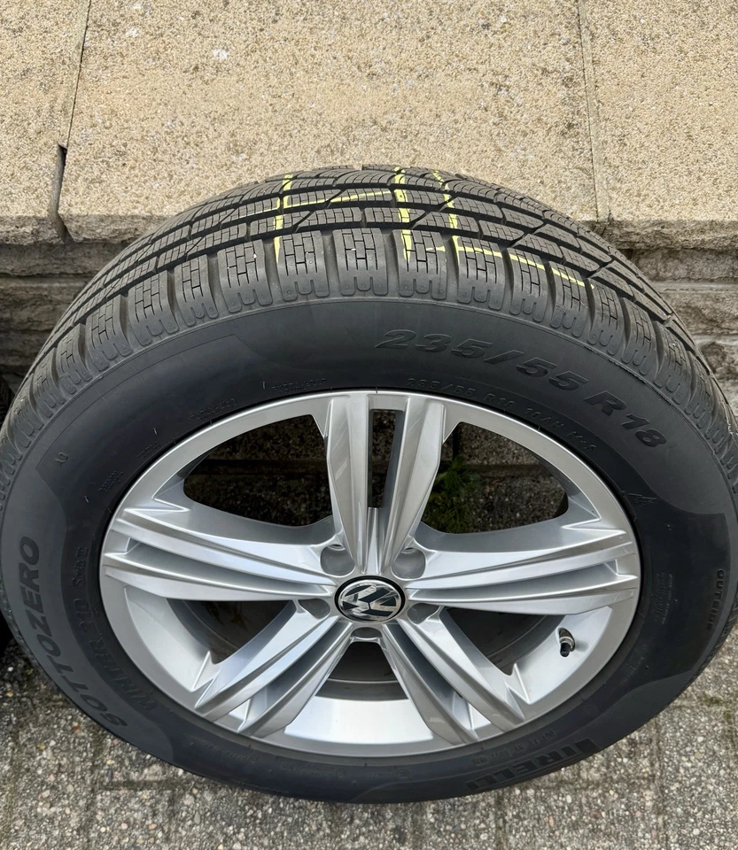 Original VW Tiguan + Allspace Winterräder 18 Zoll Sebring Alufelgen 235/55 R18 - Bild 4 von 4