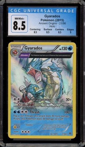 Pokemon Gyarados XY Ancient Origins Holo Rare #21 CGC 8.5