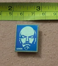 Vintage Vladimir Lenin USSR Soviet Union Russia Communist Leader Badge Lapel Pin