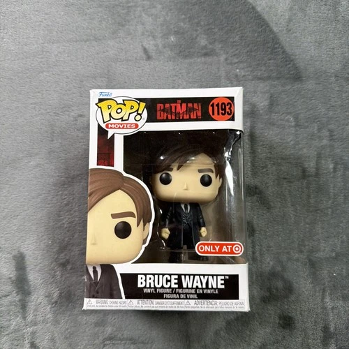 Funko Pop! Bruce Wayne #1193 THE BATMAN Target Exclusive Vinyl Figure NIB