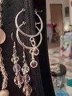 Lot Of 10 Pretty Pink Accented Necklaces & Earrings 5 Of Each — photo 10