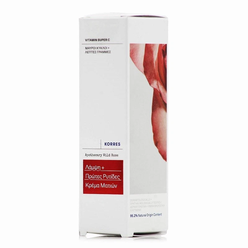 Crema Cojín Korres Apothecary Wild Rose Ojos Brillantes 15 ml Foto 2 de 2