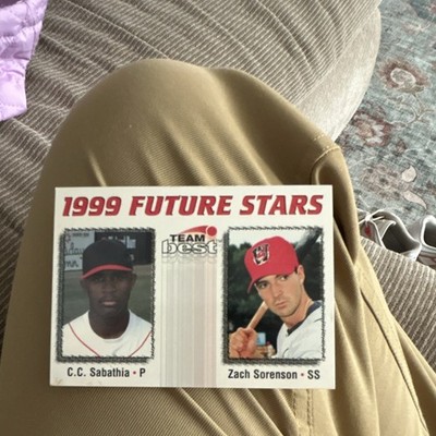  Cc sabathia rookie  1999 Future Stars Rookie #8/25 Sabathia Sorenson Baseball 