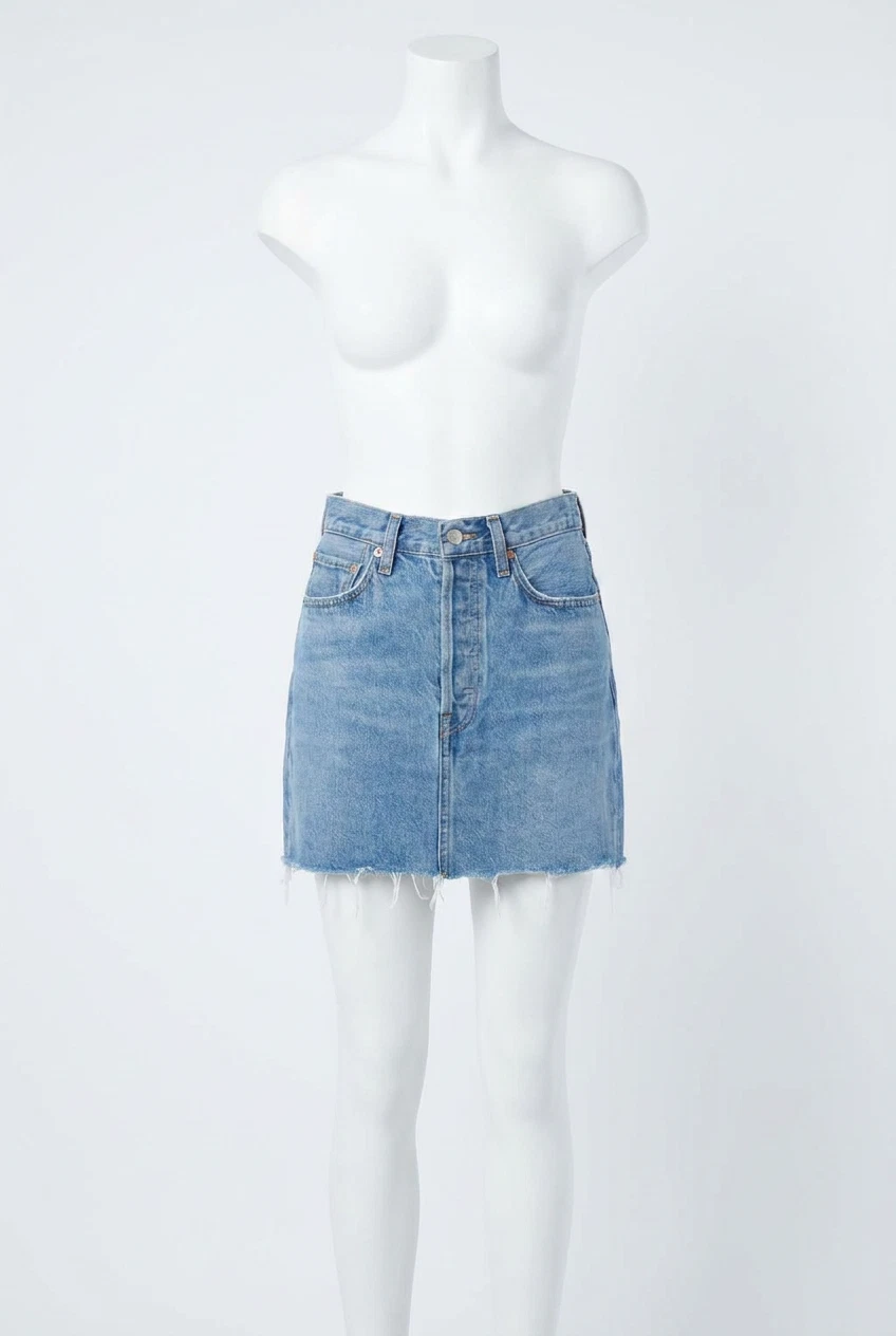 Agolde V-Waist Mini Skirt Size 24