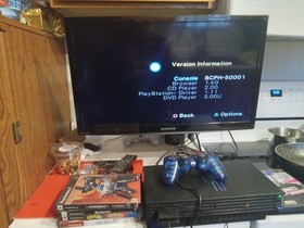 Fun! ~ Playstation 2 Fat PS2 SCPH-50001 Bundle w/ 4 Great Games!