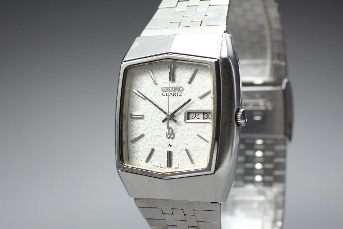 Seiko 5 Stainless Steel Case Square Wristwatches for sale - eBay