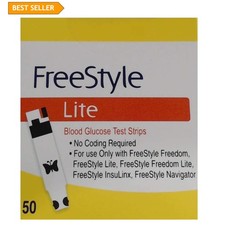 Easy-to-Use Blood Glucose Strips - 0.3 L Sample, Compatible with Freestyle